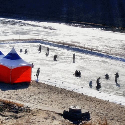한탄강 관광지 무료 썰매장 운영 안내