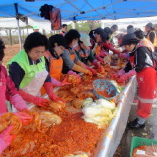 사랑의 김장나누기 자원봉사