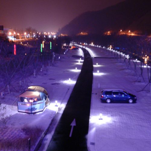 첫 눈이 왔어요...