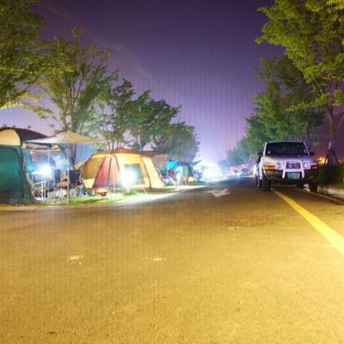 초가을밤의  캠핑~