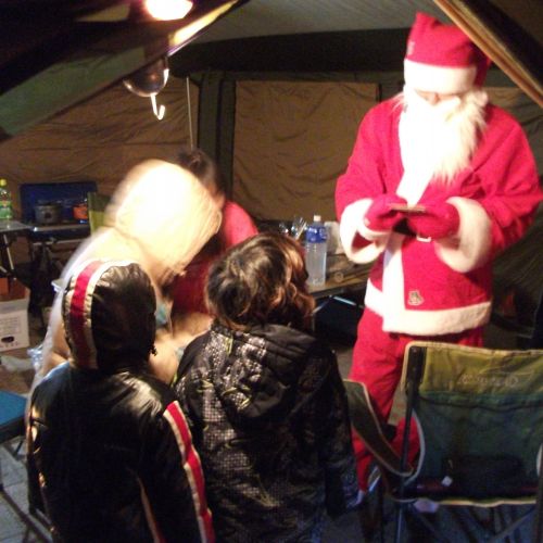 산타이벤트 현장사진