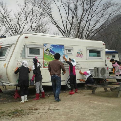 캐라반 목욕 완료 ^^