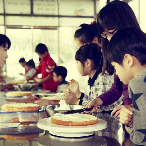 해피트리 케이크 만들기 체험관련 사진