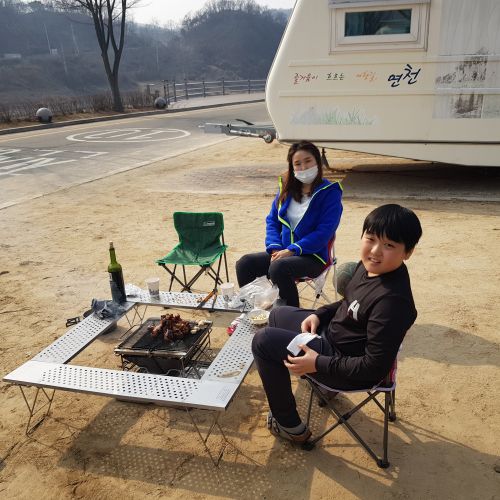 즐거운 한탕강 캠핑장