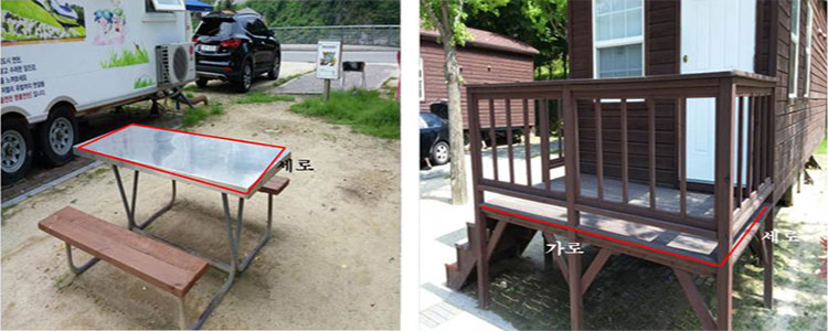 캐빈하우스 실외 면적
